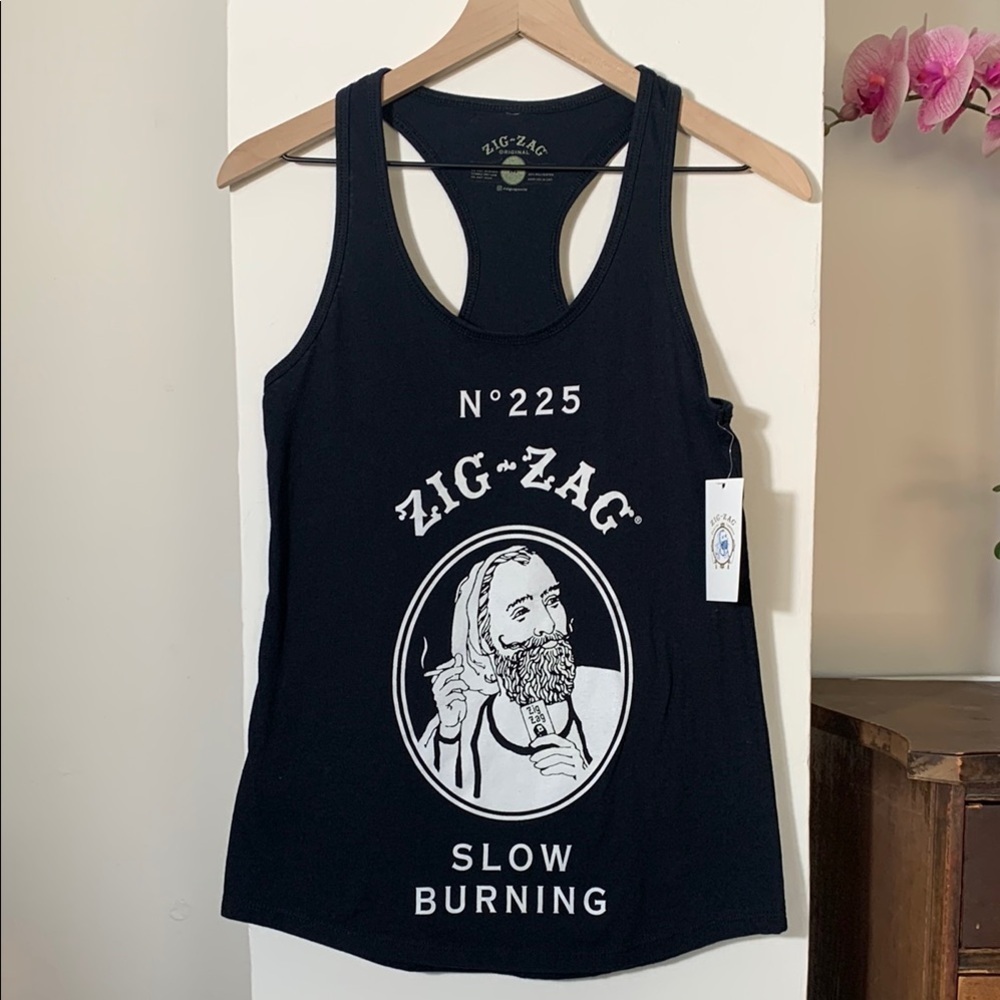 Women's Black Tank Top - Picture 2 of 9